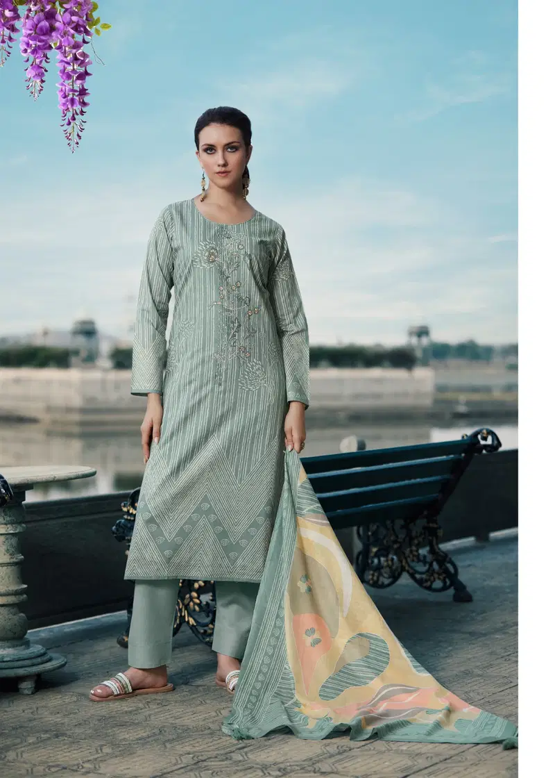 Noor Ul Ain By Prm Printed Lawn Cotton Dress Material Wholesale Suppliers In Mumbai